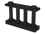 PARTS | Fence 1 x 4 x 2 Spindled with 2 Studs [30055] - BLOCK Shop ZA