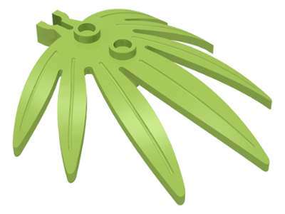 PARTS | Plant Leaves 6 x 5 Swordleaf with Clip [30239] - BLOCK Shop ZA