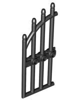 PARTS |  Door 1 x 4 x 9 Arched Gate with Bars and Three Studs [42448] - BLOCK Shop ZA