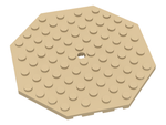 PARTS | Plate, Modified 10 x 10 Octagonal with Hole [89523]