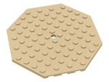 PARTS | Plate, Modified 10 x 10 Octagonal with Hole [89523]