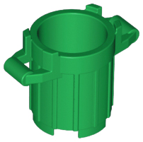 PARTS | Container, Trash Can with 4 Cover Holders [92926]