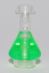 PARTS | Utensil - Bottle, Erlenmeyer Flask with Trans-Bright Green Fluid Pattern [93549pb01] - BLOCK Shop ZA