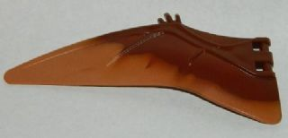 PARTS | Dinosaur Wing Pteranodon - Left with Marbled Medium Nougat Edge Pattern [98088pb01]