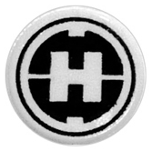PARTS | Tile, Round 1 x 1 with Hero Factory 'H' Pattern [98138pb018]