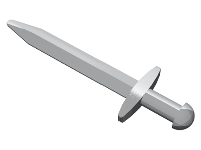 PARTS | Weapon - Sword, Greatsword Pointed with Thin Crossguard [98370]