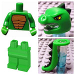 LEGO | MINIFIGURE | INCOMPLETE | PRELOVED | Lizard Man [col070]