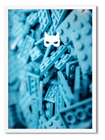 DECOR | PRINT | Superhero Turquoise Blocks - BLOCK Shop ZA