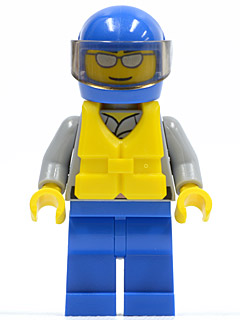LEGO | MINIFIGURE | Coast Guard City - Rescuer, Helmet [cty0406]