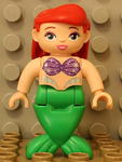 DUPLO | PARTS | PRELOVED | Duplo Figure, Disney Princess, Ariel / Arielle, Bright Green Tail (Mermaid) [dupmermaid01]