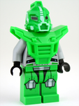 LEGO | MINIFIGURE | GALAXY SQUAD | PRELOVED | Bright Green Robot Sidekick with Armor [gs013]