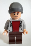 LEGO | MINIFIGURE | JURASSIC WORLD | NEW | Guard - Ski Beanie, Light Bluish Gray Sweatshirt, Dark Brown Legs [jw101]